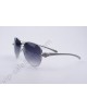 Cartier Snakeheads aviator sunglasses in silver-colored metal and glitter acetate, polarized purple gradient lenses-T8200665