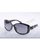Gucci small square frame sunglasses with leather belt attach GG