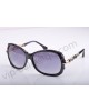 Gucci medium rectangle purple-black frame sunglasses