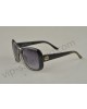 Gucci medium oval frame sunglasses with GG detail and diamond