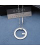 Gucci Round G Card Pendant Necklaces