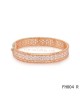 Van Cleef & Arpels Perlée bracelet in Pink gold with diamond
