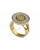 Bvlgari Ring in 18kt Yellow Gold with Pave Diamonds