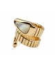Bvlgari SERPENTI Ring in 18kt Yellow Gold with White Mother of pearl