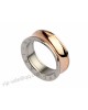 Bvlgari Anish Kapoor Ring in 18kt Pink Gold and Steel, Narrow