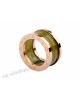 Bvlgari B.ZERO1 Ring in 18kt Pink Gold with Green Marble