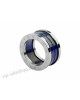 Bvlgari B.ZERO1 Ring in 18kt White Gold with Blue Marble