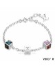 Louis Vuitton Gamble Sunset Bracelet with three glamorous dice pattern in white gold