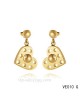 Louis Vuitton heart hang earrings in yellow