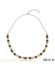 Louis Vuitton Black and white pearls Necklace in white gold