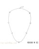 Louis Vuitton gamble long necklace in white gold