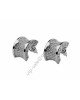 Bvlgari B.zero1 Earrings in 18kt White Gold with Pave Diamonds