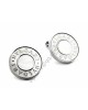 BVLGARI-Bvlgari earrings in 18kt white gold with Hollow