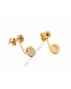 Bvlgari ZERO.1 Young cute yellow gold earrings with diamond