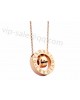 Bvlgari B.ZERO1 guardian two-piece of love in rose gold necklace