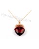 Bvlgari Red Perfume Pendant Necklace in 18kt Pink Gold replica