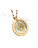 Bvlgari Necklace in 18kt Yellow Gold with Diamonds and Mother of Pearl