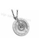 Bvlgari Necklace in 18kt White Gold with Diamonds and Mother of Pearl