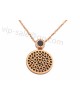 Bvlgari Black Onyx Pendant Necklace in 18kt Pink Gold