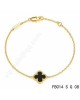 Van Cleef & Arpels Sweet Alhambra bracelet in yellow gold with Black Onyx