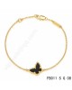 Van Cleef & Arpels Sweet Alhambra Butterfly bracelet in yellow gold with Onyx