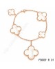 Van Cleef & Arpels Magic Alhambra bracelet in pink gold with mother-of-pearl
