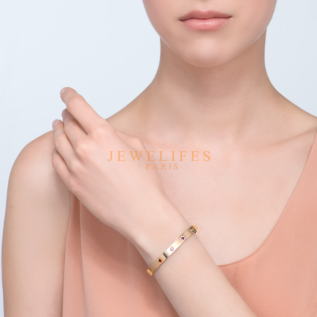 Cartier Love Bracelet, Paved Colors Diamonds | Improving Life Quality  Jewelry of Replica Van Cleef & Arpels Necklace, Cheap Cartier Ring, Fake  Hermes Bracelet