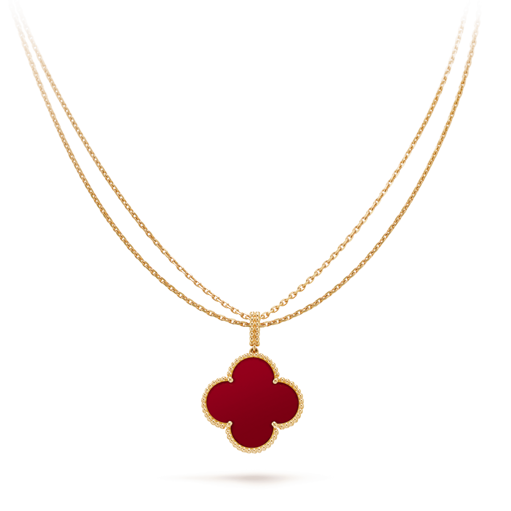 Van Cleef & Arpels Magic Alhambra long necklace, 1 motif, Mother-of-pearl   Improving Life Quality Jewelry of Replica Van Cleef & Arpels Necklace,  Cheap Cartier Ring, Fake Hermes Bracelet