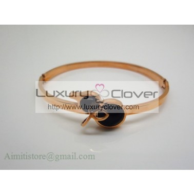 Cartier Cucurbit Bracelet in 18kt Pink Gold with Black Onyx