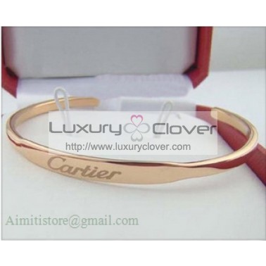 Cartier Pink Gold LOVE Cuff Bracelet