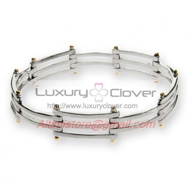Designer Inspired Sterling Silver Gatelink Bracelet