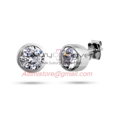 Designer Inspired Diamonds Earring in Sterling Silver