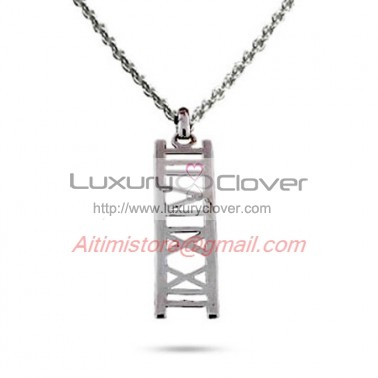 Designer Atlas Style 925 Sterling Silver Pendant Necklace