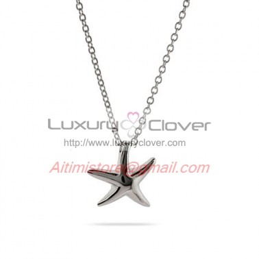 Designer Inspired 925 Sterling Silver Mini Starfish Pendant