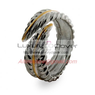 Designer Style Nature Leaf Ring in 925 Sterling Silver