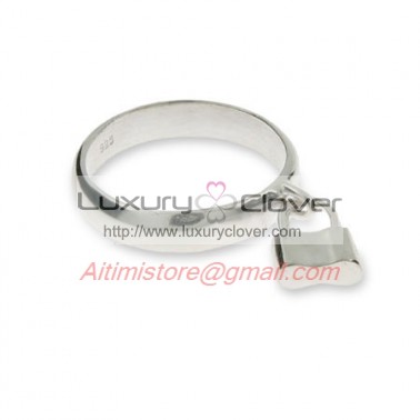 Designer 1837 Lock Style Sterling Silver Ring