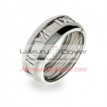 Designer Inspired Closed Atlas Ring in 925 Sterling Silver