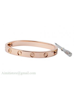 Cartier Pink Gold LOVE Bracelet+Free Screwdriver(REF: B6035616)