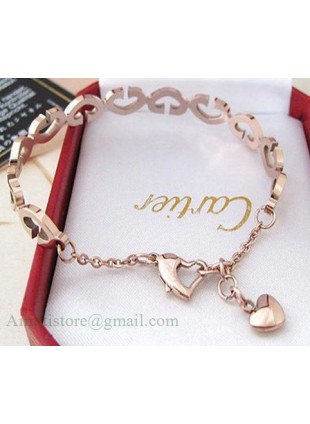 Cartier Full Heart Bracelet in 18k Pink Gold