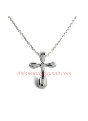 Designer Inspired 925 Sterling Silver Small Cross Pendant