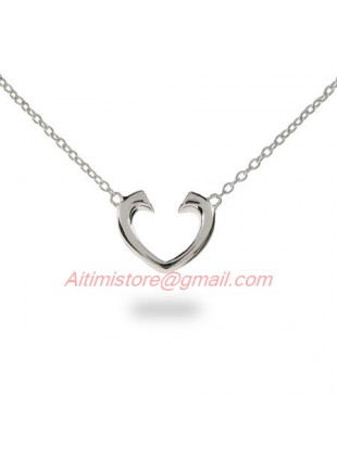 Designer Inspired 925 Sterling Silver Tenderness Heart Pendant
