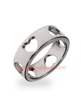 Designer Inspired Cutout Heart Ring in Sterling Silver