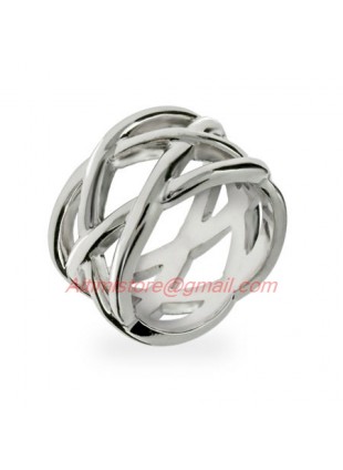 Designer Inspired Celtic Knot Ring in 925 Sterling Silver