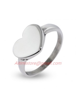 Designer Style Heart Ring in 925 Sterling Silver