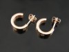 Cartier LOVE Stud Earrings in 18K Pink Gold