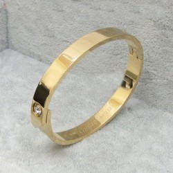Cartier LOVE Bracelet in 18k Yellow Gold with a Diamond