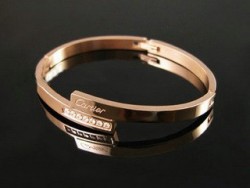 Cartier Pink Gold LOVE Bracelet with Diamonds