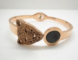 Cartier Panthere Bracelet in 18kt Pink Gold with Black Onyx