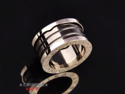 Bvlgari B.ZERO1 3-Band Ring in 18kt Pink Gold with Black Ceramic