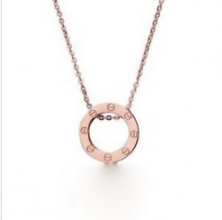 Cartier LOVE Charm Necklace in 18kt Pink Gold